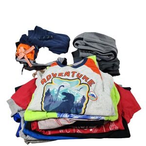 Kids Boys 7/8, 10 Clothing Bundle Tops Tees Shorts Pants Lot